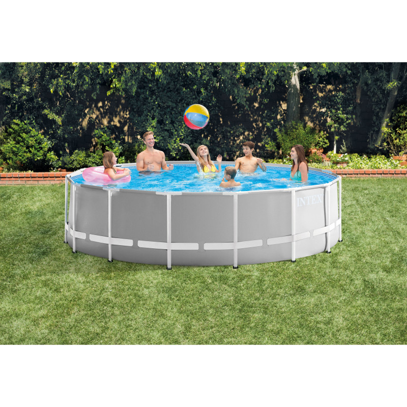Piscine Frame tubulaire avec épurateur à cartouche Ø 457 x 122 cm INTEX Piscine Frame tubulaire avec épurateur à cartouche Ø 457 x 122 cm INTEX