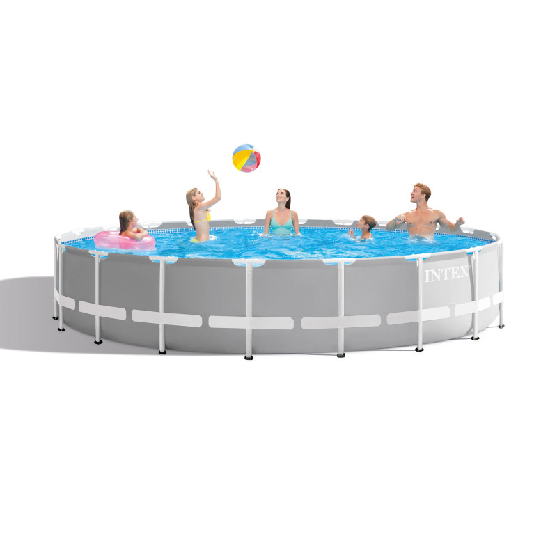 Piscine Frame tubulaire avec épurateur à cartouche Ø 610 x 132 cm INTEX Piscine Frame tubulaire avec épurateur à cartouche Ø 610 x 132 cm INTEX