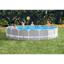Piscine Frame tubulaire avec épurateur à cartouche Ø 610 x 132 cm INTEX Piscine Frame tubulaire avec épurateur à cartouche Ø 610 x 132 cm INTEX