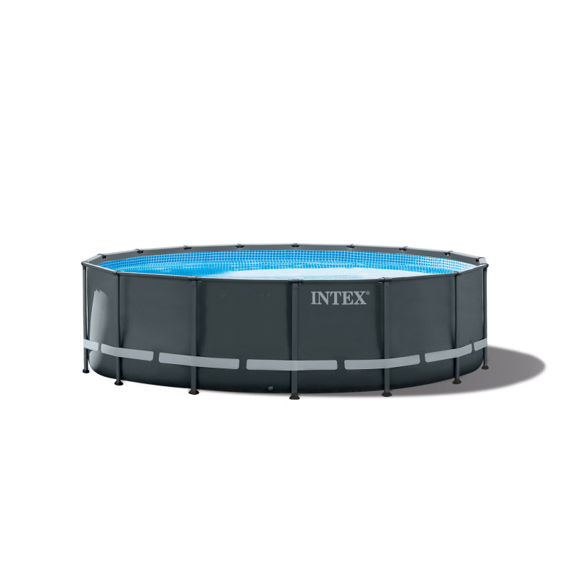 Piscine Ultra Frame avec filtre à sable Ø 488 x 122 cm INTEX