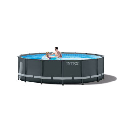 Piscine Ultra Frame avec filtre à sable Ø 488 x 122 cm INTEX Piscine Ultra Frame avec filtre à sable Ø 488 x 122 cm INTEX