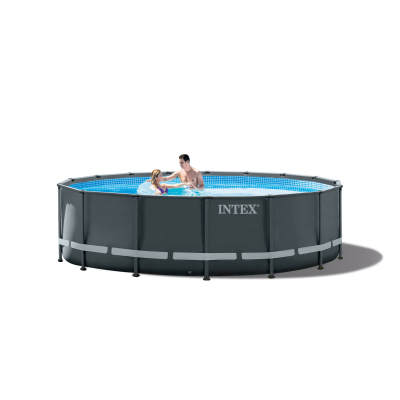 Piscine Ultra Frame avec filtre à sable Ø 488 x 122 cm INTEX Piscine Ultra Frame avec filtre à sable Ø 488 x 122 cm INTEX