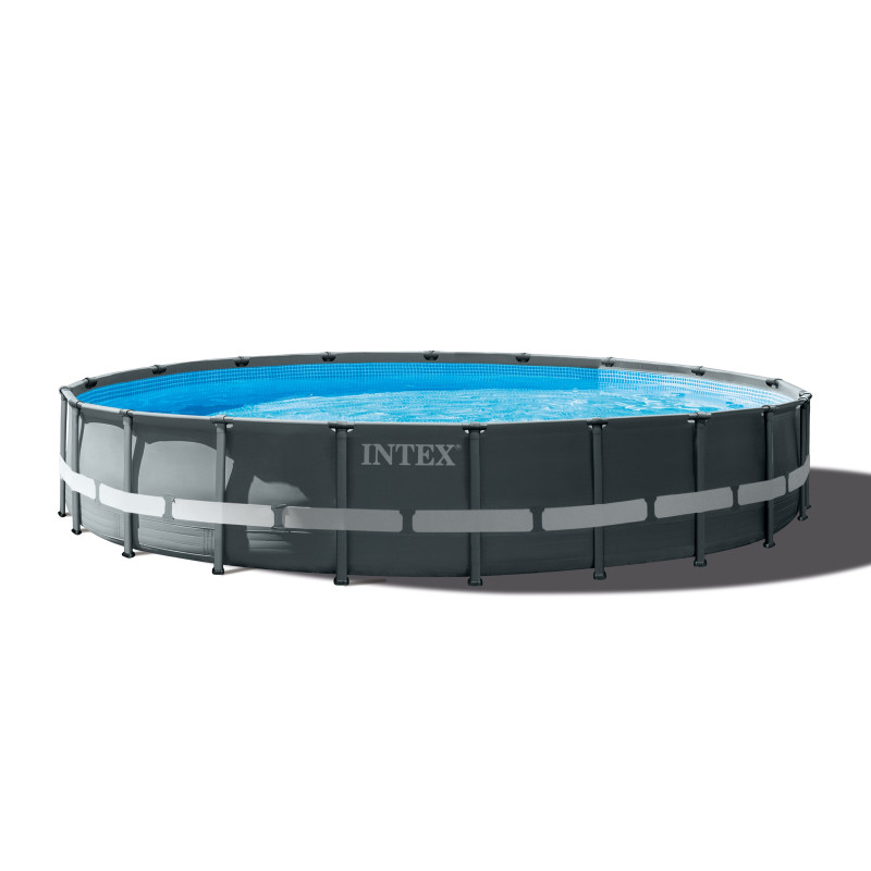 Piscine Ultra Frame avec filtre à sable Ø 610 x 122 cm INTEX