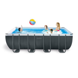 Piscine Ultra Frame avec filtre à sable 549 x 274 x 132 cm INTEX Piscine Ultra Frame avec filtre à sable 549 x 274 x 132 cm INTEX