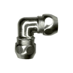 Raccord Coude Chromé 10x10mm SANINSTAL – Connexion Fiable | SANINSTAL