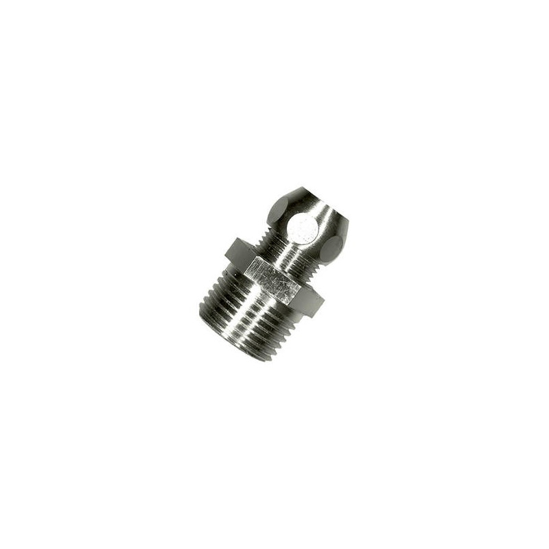 Raccord droit M 1/2" x Ø 10 mm chromé SANINSTAL