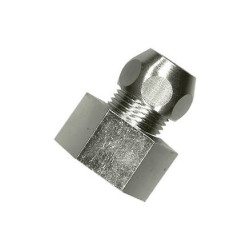 Raccord droit F 1/2" x Ø 10 mm chromé SANINSTAL