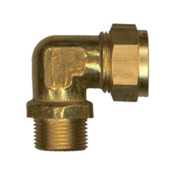 Coude Bicône Laiton 15mm – Raccord Fiable | SANINSTAL

