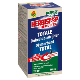 Désherbant total Herbistop Ultra pour toutes les surfaces 500 ml COMPO
