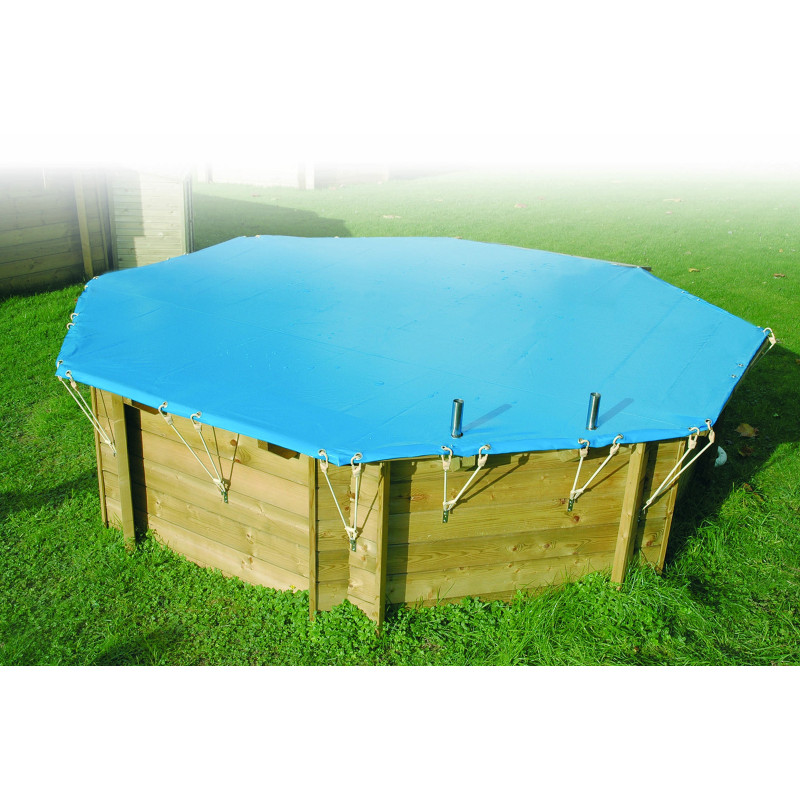 Bâche de sécurité pour piscine hexagonale UBBINK Ø 3,6 m | UBBINK Bâche de sécurité pour piscine hexagonale UBBINK Ø 3,6 m | UBBINK