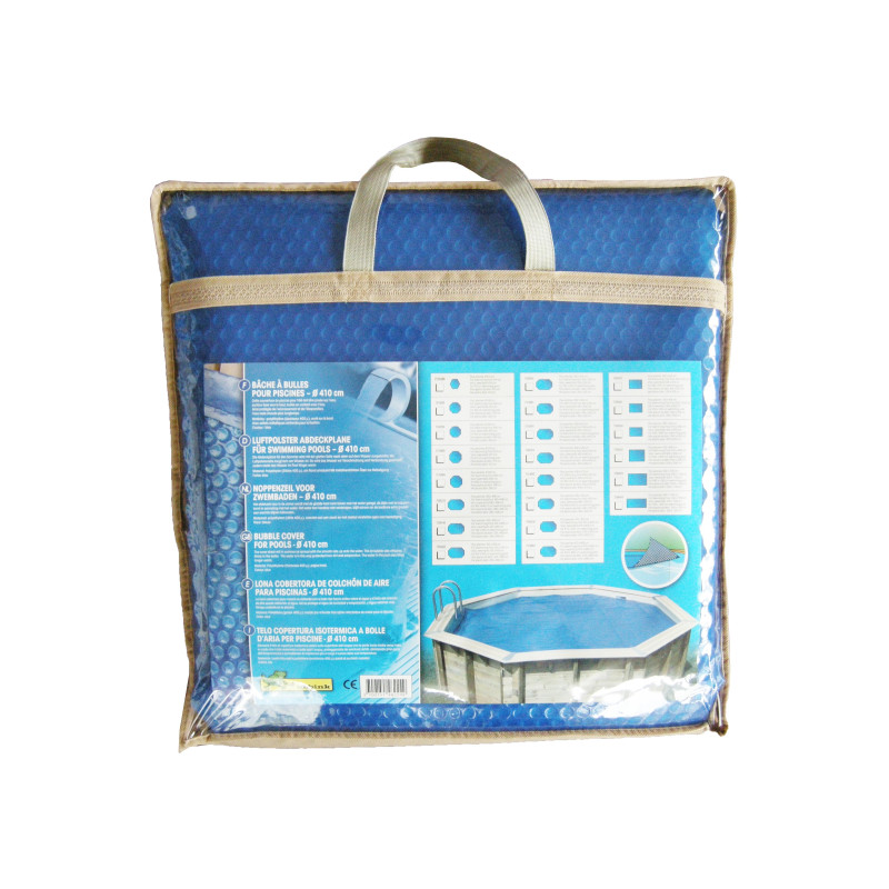 Bâche à bulles hexagonale 4,1m – Protection piscine | UBBINK
