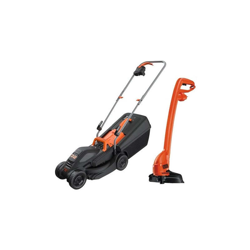 Tondeuse à gazon électrique 1000 W avec coupe bordure 250 W BLACK&DECKER