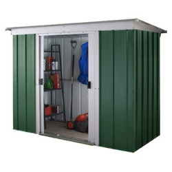 Abri de jardin métal 1,98x1,19x1,74m - Stockage extérieur | YARDMASTER