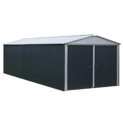 Garage en métal 2,97 x 5,22 x 2,21 m – Abri Voiture | YARDMASTER