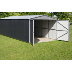Garage en métal 2,97 x 6,42 x 2,21 m – Abri Voiture | YARDMASTER
