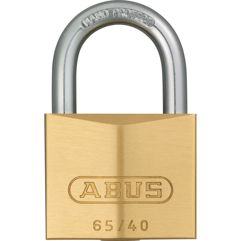 Cadenas à clé en laiton massif 40 mm ABUS