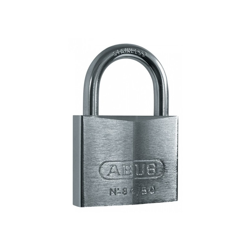 Cadenas à clé en laiton massif avec anse en acier inox 50 mm ABUS