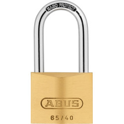 Cadenas Laiton Massif Haute Anse 40mm – Sécurité Robuste | ABUS

