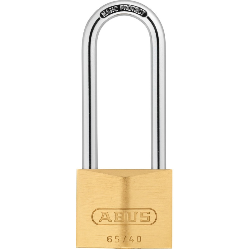 Cadenas à clé en laiton massif avec haute anse 40/63 mm ABUS