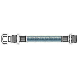 Raccord flexible bicône 15 x M 1/2" 50 cm SANINSTAL