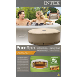 Couverture Thermique Purespa Beige INTEX - Bâche Jacuzzi | INTEX Couverture Thermique Purespa Beige INTEX - Bâche Jacuzzi | INTEX