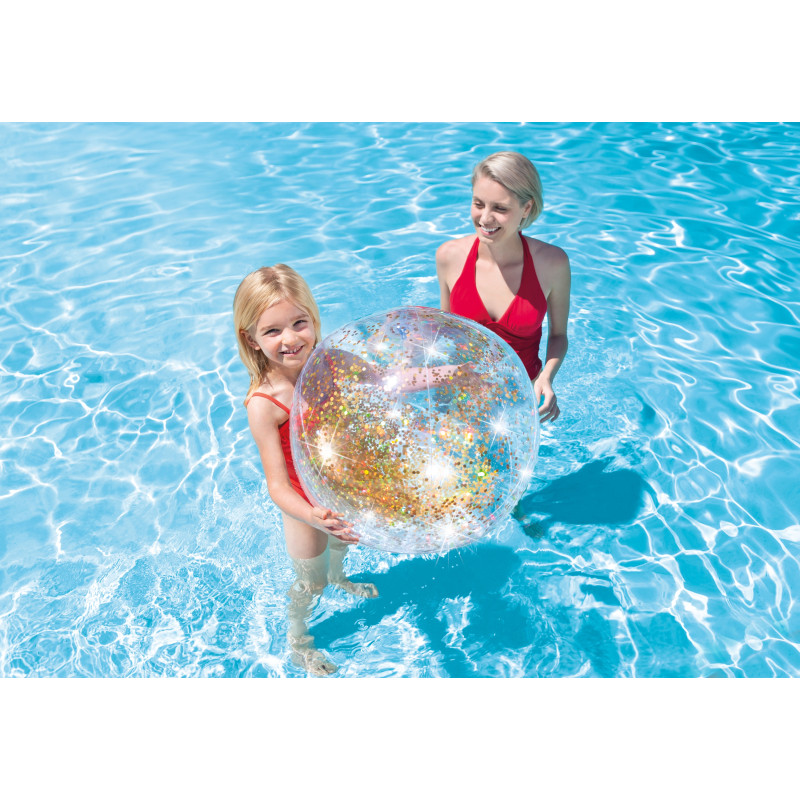Ballon de plage pailleté Ø 71 cm INTEX