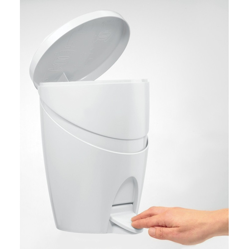 Poubelle WC Color line blanc WIRQUIN – Hygiène & Style | WIRQUIN