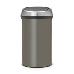 Poubelle Touch Bin platine 60 L BRABANTIA