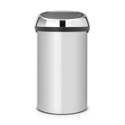 Poubelle tactile 60 L argent mat Brabantia | BRABANTIA