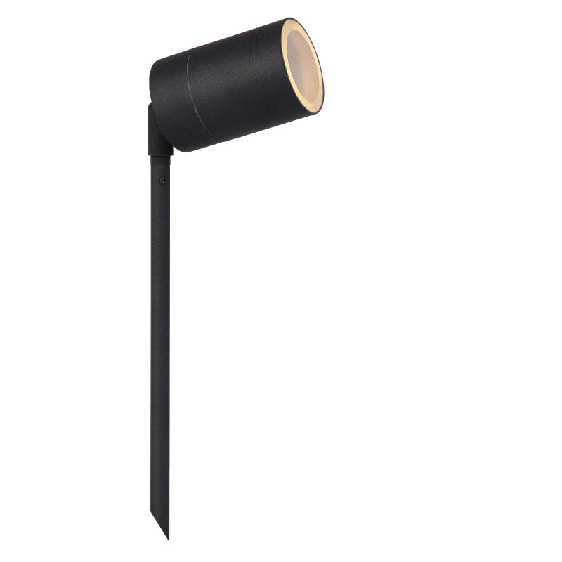 Spot extérieur LED à planter Arne noir GU10 5 W LUCIDE