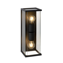 Applique extérieure LED Claire 2x15W – Éclairage Puissant | LUCIDE