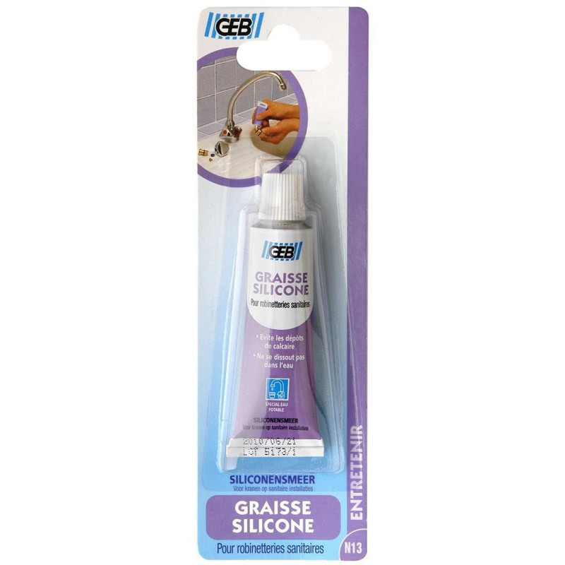 Graisse silicone GEB Contenance 20 grammes