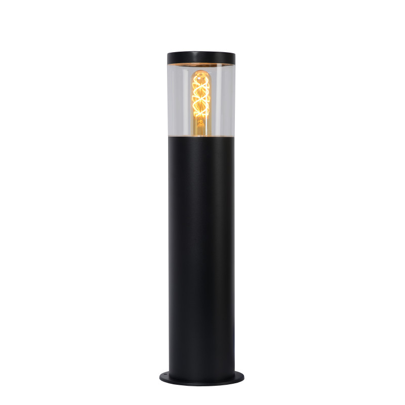 Potelet extérieur chromé Fedor E27 40 W dimmable LUCIDE