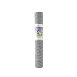 Grillage à triple torsion galvanisé 1 x 50 m – Idéal pour le jardin | GIARDINO