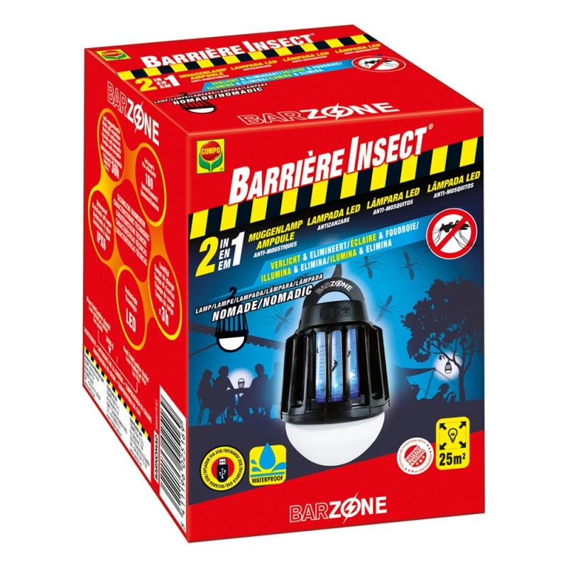 Ampoule anti insecte volant COMPO