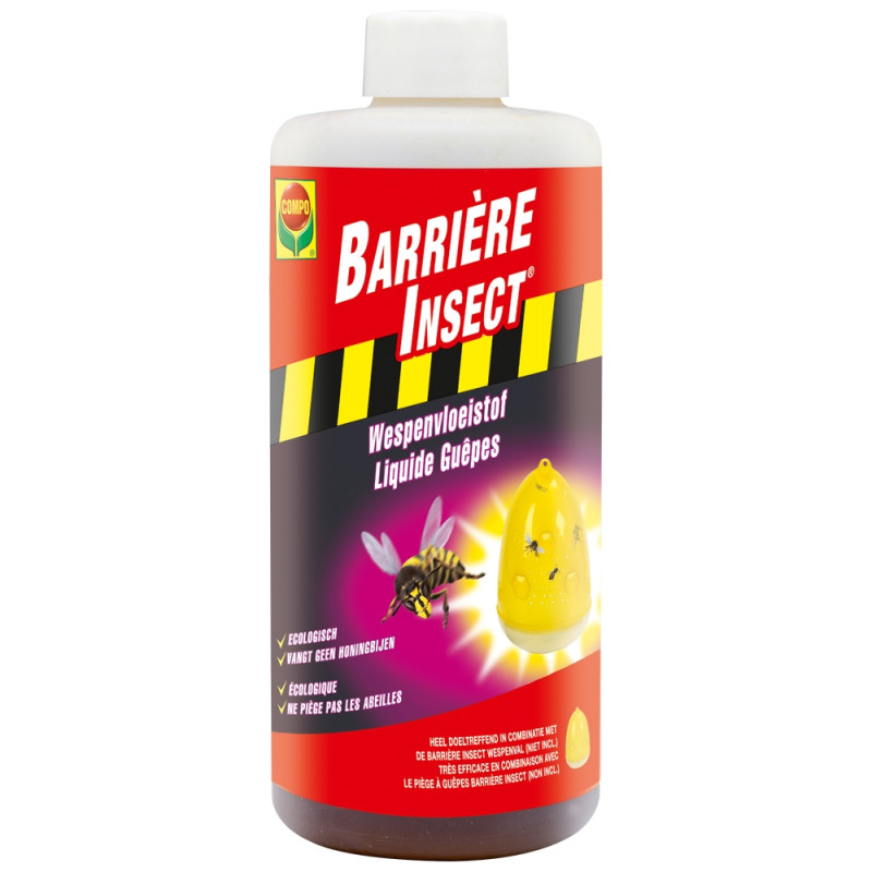 Liquide pour pièges à guêpes extérieurs Barrière Insect 0,5 L COMPO