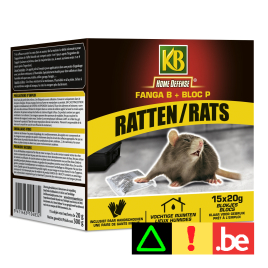 Bloc anti-rats Home Defense 0,3 kg KB