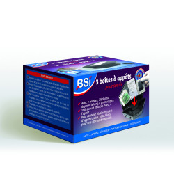 Boîte à appât souris 3 pièces BSI – Protection efficace | BSI