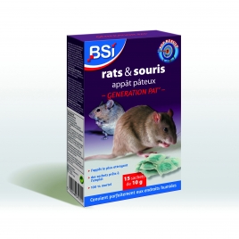 Pâte anti-souris et anti-rats Generation Pat' 15 pièces BSI