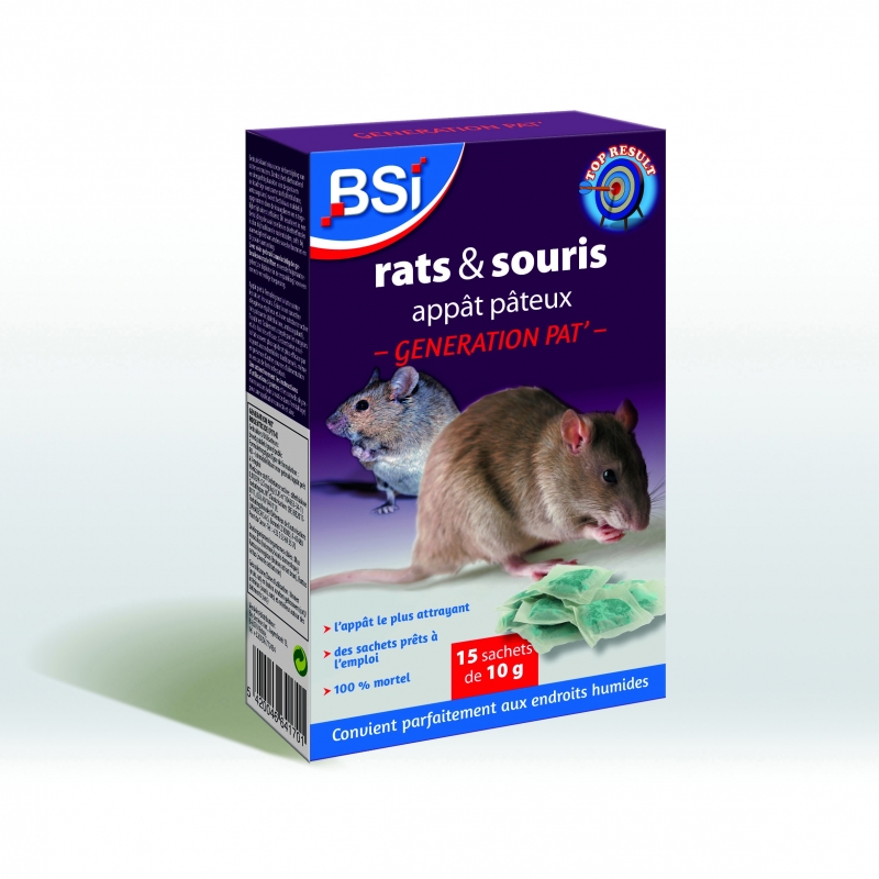rats et souris bloc 240g - Mr.Bricolage
