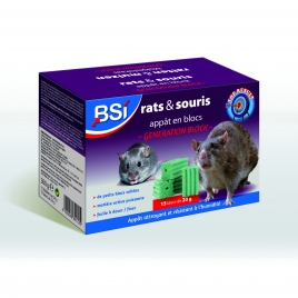 Bloc anti-souris et anti-rats Generation Block 15 pièces BSI