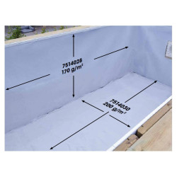 Feutre de protection pour le fond de piscine UBBINK