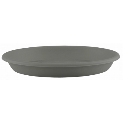 Soucoupe ronde taupe Ø 14 cm