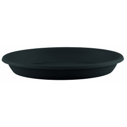 Soucoupe ronde noire Ø 18 cm – Accessoire jardin parfait | GARDEN ID