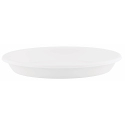 Soucoupe ronde blanche Ø 42 cm – Accessoire idéal pour vos plantes | GARDEN ID