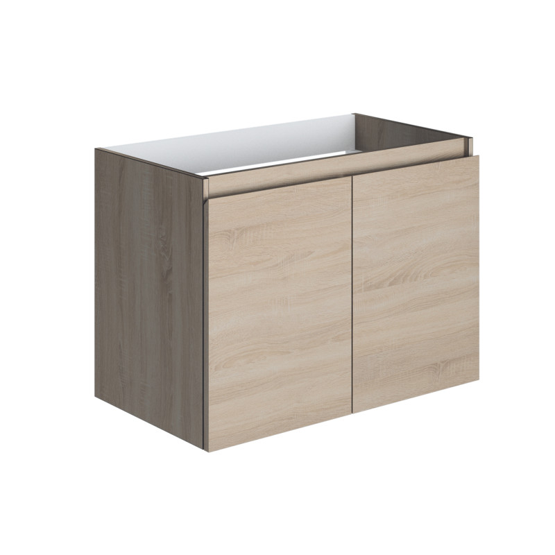 Ensemble salle de bain Bazil chêne Hamilton 80cm ALLIBERT Ensemble salle de bain Bazil chêne Hamilton 80cm ALLIBERT