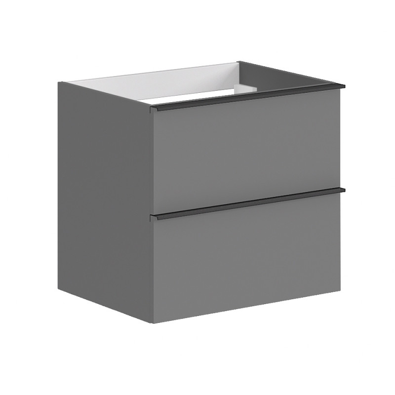 Meuble sous-plan à suspendre Santiago gris onyx 60 cm ALLIBERT