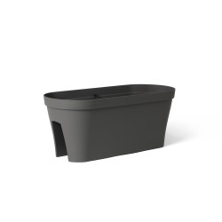 Balconnière Smile Bleu Gris – Clipser Facile 50cm | GARDEN ID