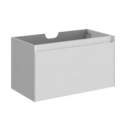 Meuble sous-plan Fangorn 80cm blanc mat – Élégance salle de bain