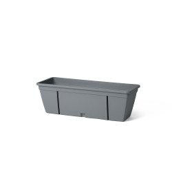 Balconnière Smart bleu gris – Idéale balcon 50cm | GARDEN ID
